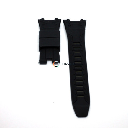 Каучуковый ремешок для часов Casio PRG-110Y/PRW-1300Y черный  RKCA-001 - 10